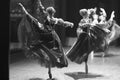 Ballerinas on the stage in a ballet performance