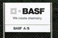 BASF logo on a wall