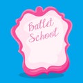 Ballet Class Girl Mirror 15