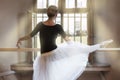 In ballet class-room Royalty Free Stock Photo