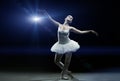 Ballet dancer-action Royalty Free Stock Photo