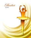 Ballet dancer background