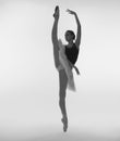 A ballet dancer in a ballet tutu