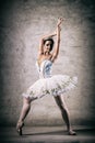 Ballet, dance, theater, concert, pointe shoes. Dance and body plastic movement Royalty Free Stock Photo