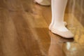 ballet dancer feet Royalty Free Stock Photo