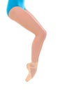 ballet dancer legs pointes Royalty Free Stock Photo