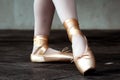 Ballet dancer shoes Royalty Free Stock Photo