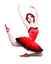 .Ballet dancer.Studio photography.