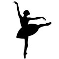 Ballet Dancer Silhouette By Crafteroks
