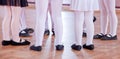Ballet dancers, legs Royalty Free Stock Photo