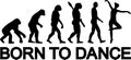 Ballet Evolution Born to Dance Royalty Free Stock Photo