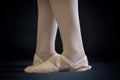 Ballet feet in fifth positon Royalty Free Stock Photo