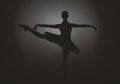 Ballet Jump Girl Dance Sneaker Royalty Free Stock Photo