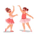 ballet kid girl vector