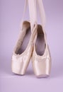Ballet Pointe Shoes Royalty Free Stock Photo