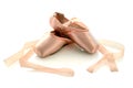 Ballet pointe shoes Royalty Free Stock Photo