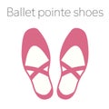 Ballet Pointe Shoes In Pink