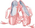 Ballet slippers Royalty Free Stock Photo