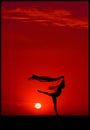 Ballet at Sunset Royalty Free Stock Photo