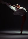 Ballet is what gives me life. Full length shot of an attractive young ballerina dancing alone in the studio. Royalty Free Stock Photo