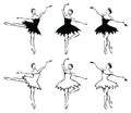 Ballet woman-dancers.