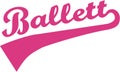 Ballet Word Retro