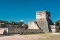 The ballgame court at Chichen Itza, Mexico