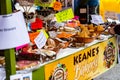 Ballina, County Mayo / Ireland - September 28, 2019: Food Fleadh Ballina 26th - 29th September 2019. Market stand with cookies.