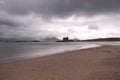 Ballinskelligs beach in a cloudy day