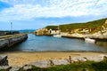 Ballintoy Harbor in Northern Ireland Royalty Free Stock Photo