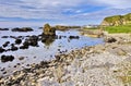 Ballintoy Harbour set in the Rocky Antrim Coastline Royalty Free Stock Photo