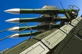 Ballistic missile launcher Royalty Free Stock Photo