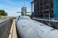 Ballistic missile submarine of French Navy at Cite de la Mer, ma