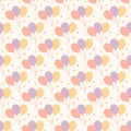 seamless balloon background and pattern vector illustration