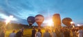 Ballon festival in Worcester Royalty Free Stock Photo