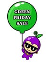 Ballon green friday sale of grapes