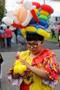 Ballon lady at the hobart market