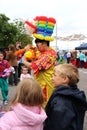 Ballon lady at the hobart market