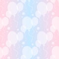 seamless balloon background and pattern vector illustration