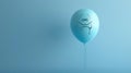 A Balloon with an Angry Face.AI generated image Royalty Free Stock Photo