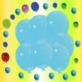 Balloon background. Royalty Free Stock Photo