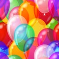 Balloon background seamless Royalty Free Stock Photo