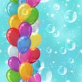 Balloon background seamless Royalty Free Stock Photo