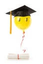 Balloon and Black Mortarboard