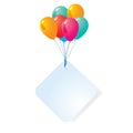 Balloon with blank card