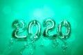 Balloon Bunting for celebration of New Year 2020