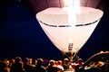 Balloon burner fire at the Albuquerque Balloon Fiesta Evening Glow 2015