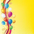 balloon and celebration background