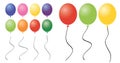 Balloon Clipart Pieces Royalty Free Stock Photo