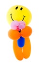 Balloon fantacy men bouquet flower on white background